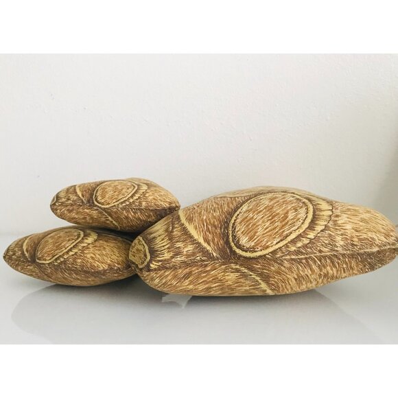 Trio Teddy Bear Pillows Stuffed Animals Cut N Sew Cranston Plush Set of Three 3 - Picture 7 of 7